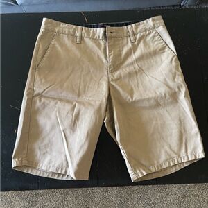 Tan Slim Mens Chino Shorts
